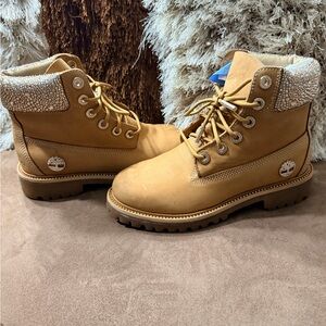 Timberland Light Brown Leather Boots